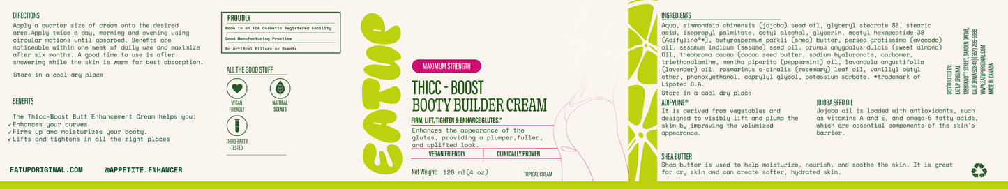 Butt enhancing cream : Thicc-Boost